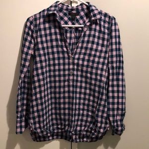 J. Crew Henley Button Down Shirt